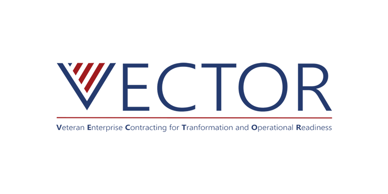 Veteran Enterprise Contracting for Transformation and Operational Readiness (VECTOR) contract logo