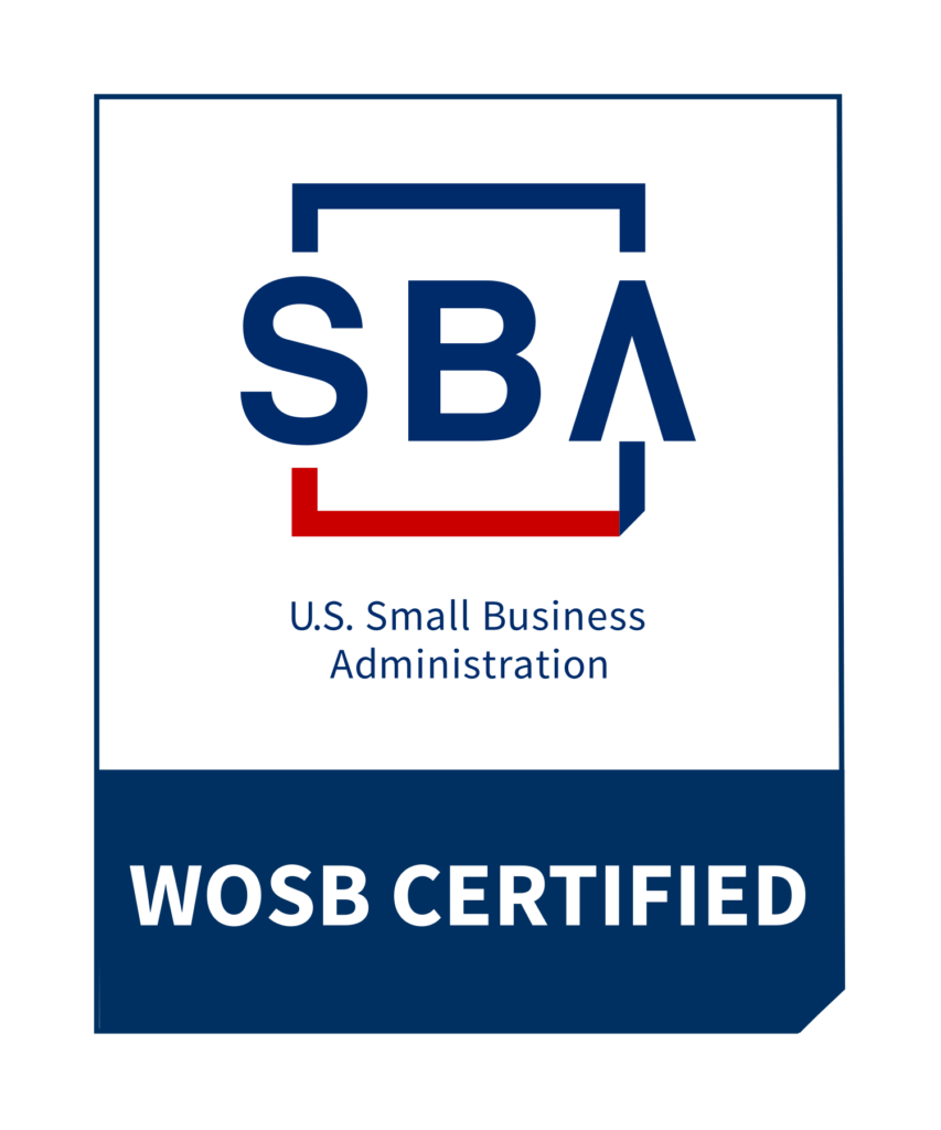 Small Business Association Woman Owned Small Business certification logo
